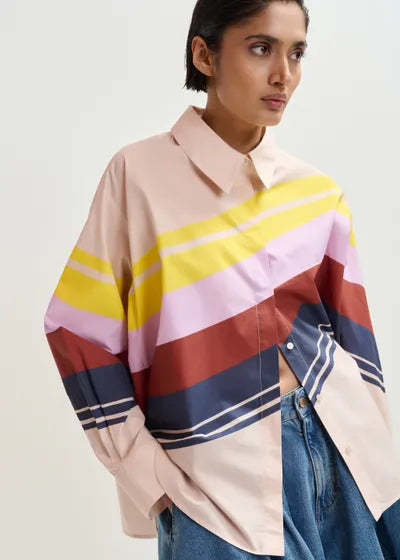 Chemise oversize Joppy à rayures