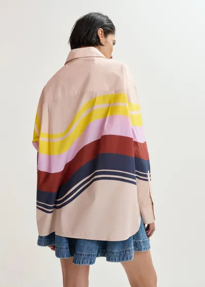 Chemise oversize Joppy à rayures
