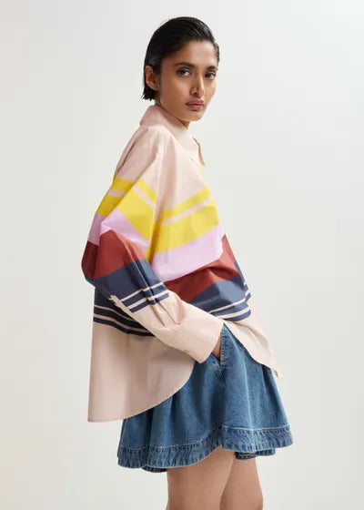 Chemise oversize Joppy à rayures