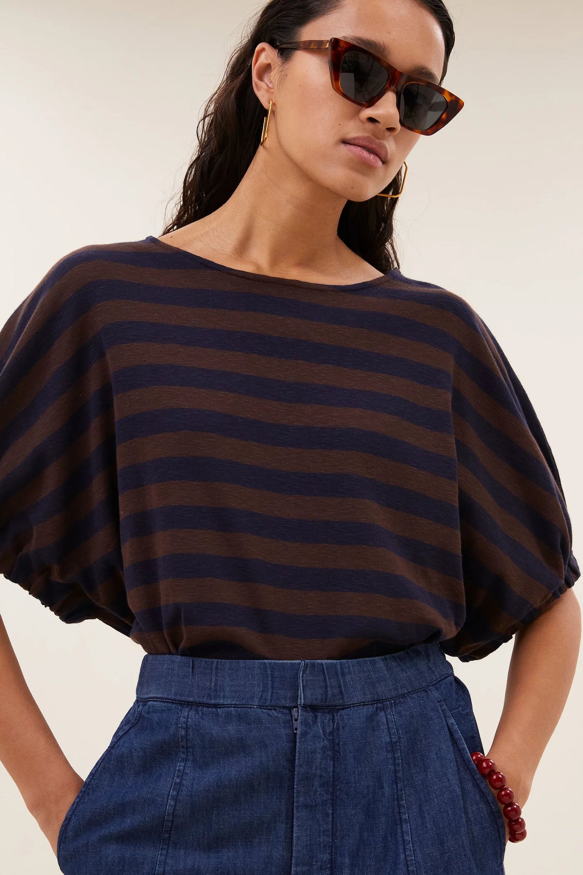T-shirt Merle rayé