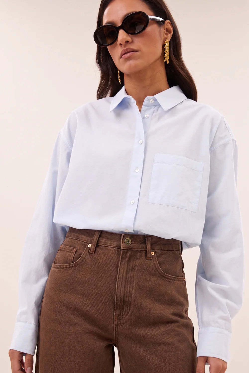 Chemise Lise bleu ciel