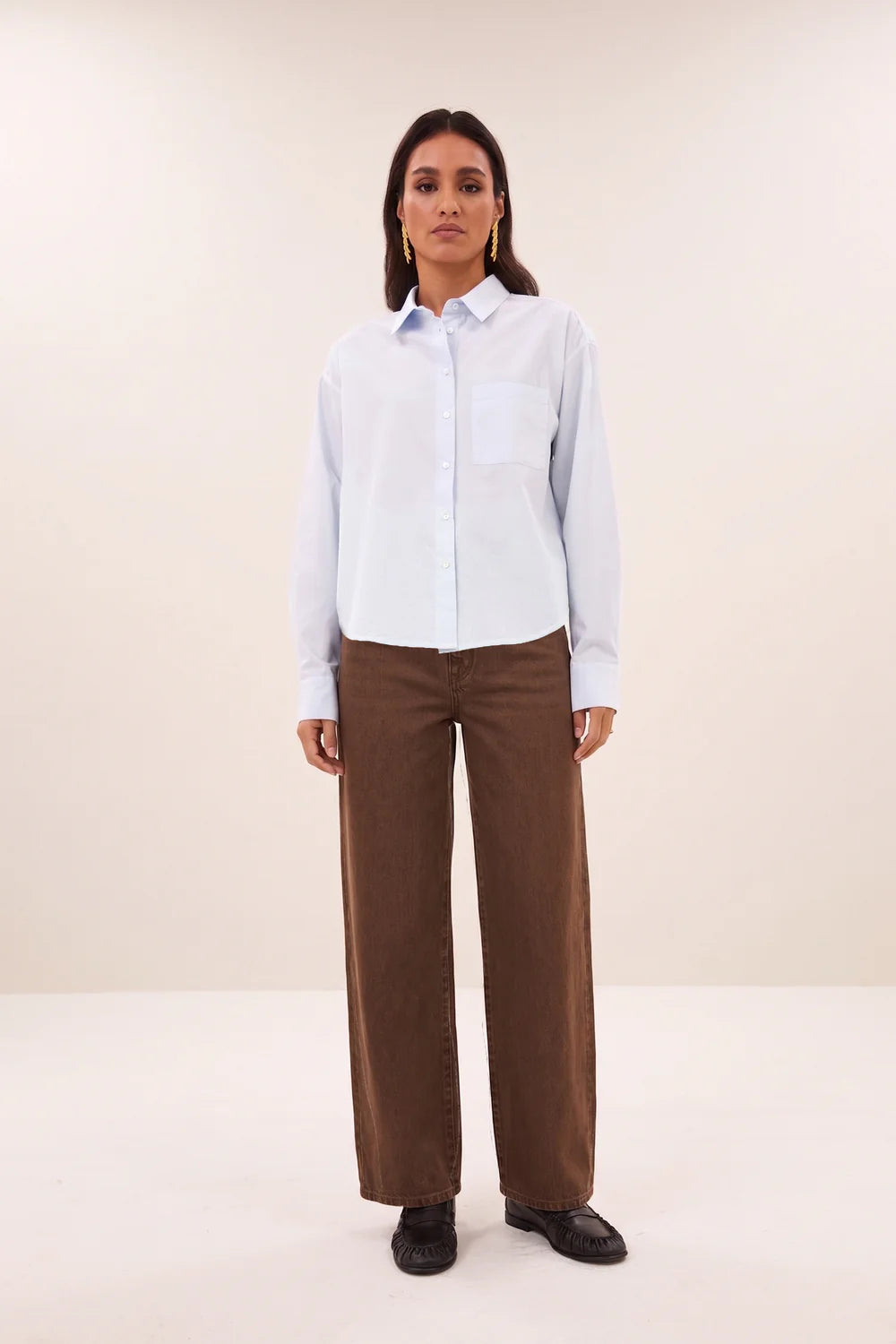 Chemise Lise bleu ciel