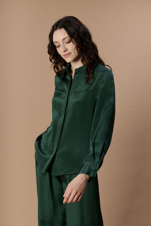 Chemise Lara verte