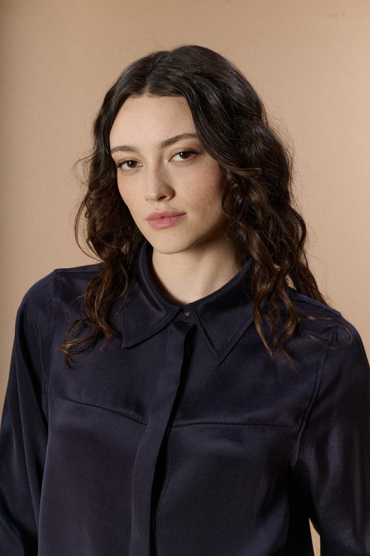 Chemise Manon bleue
