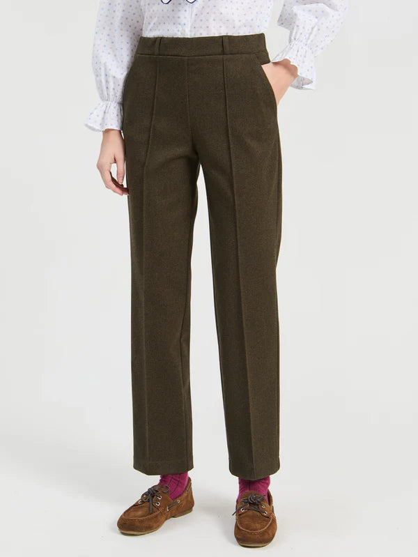 Pantalon Elisa vert olive