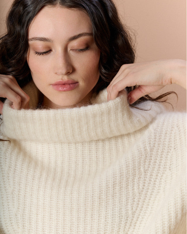 Pull Doudou sans manche écru