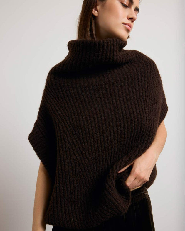 Pull Doudou sans manche chocolat