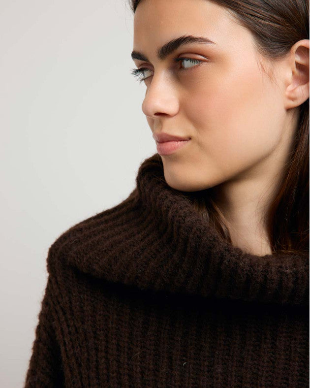 Pull Doudou sans manche chocolat