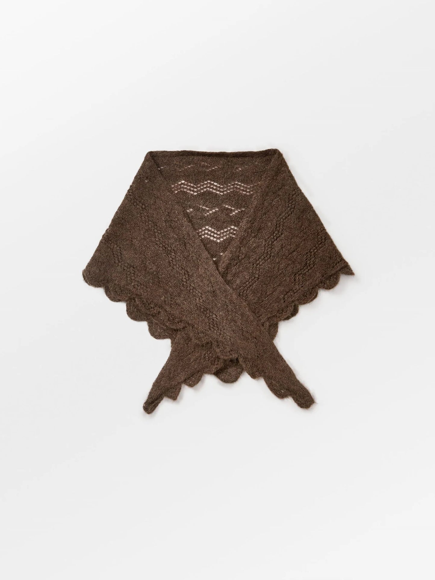 Echarpe triangle Opany chocolat
