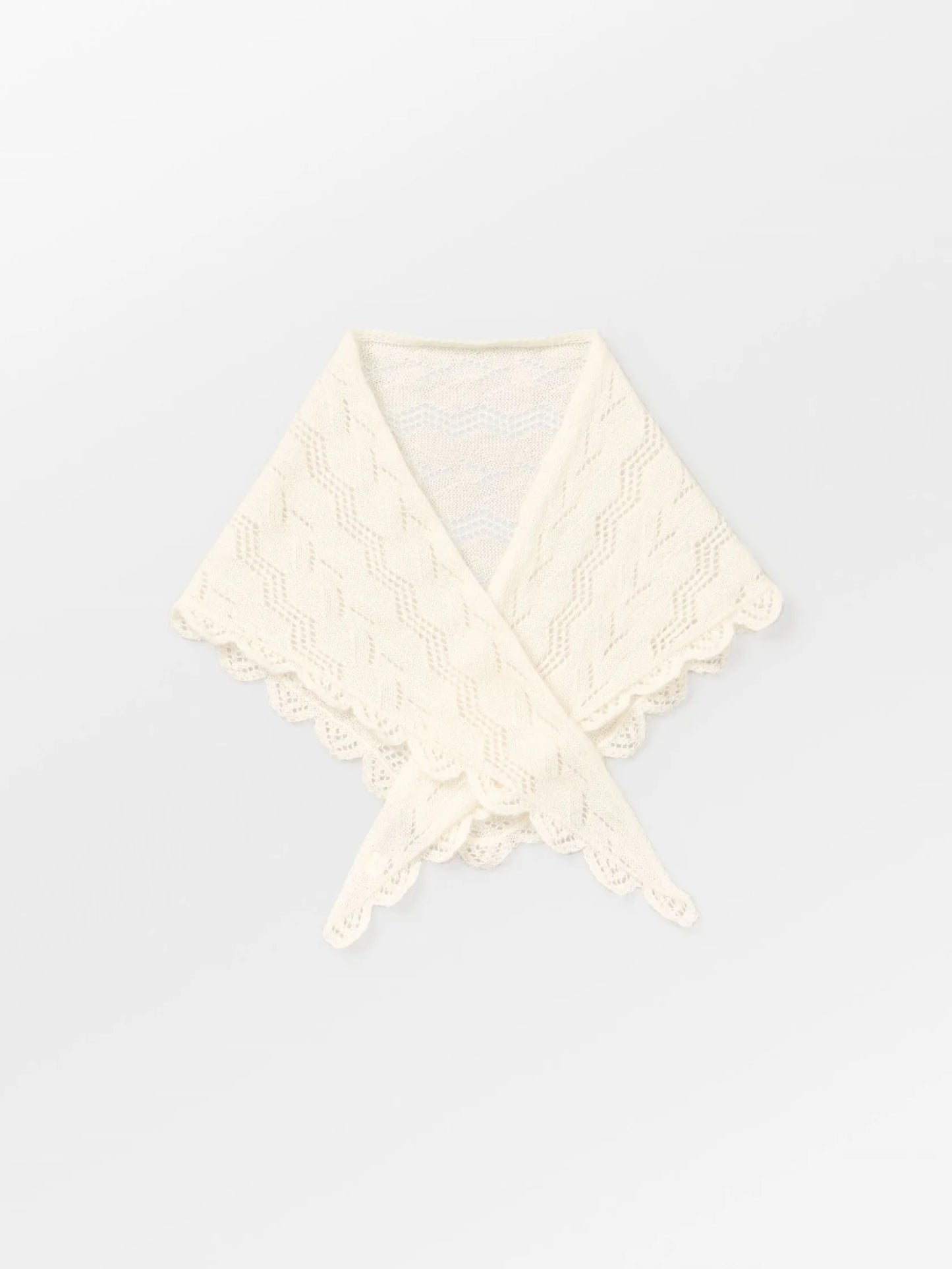 Echarpe triangle Opany blanche