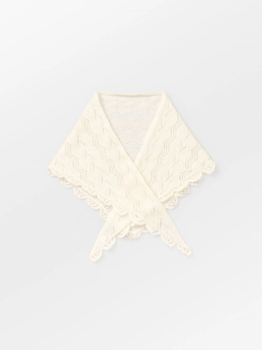 Echarpe triangle Opany blanche
