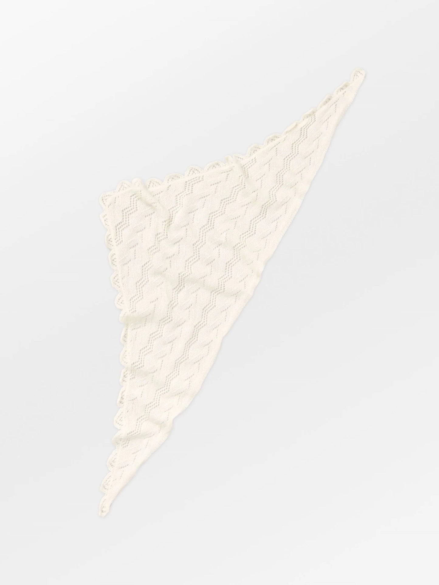Echarpe triangle Opany blanche