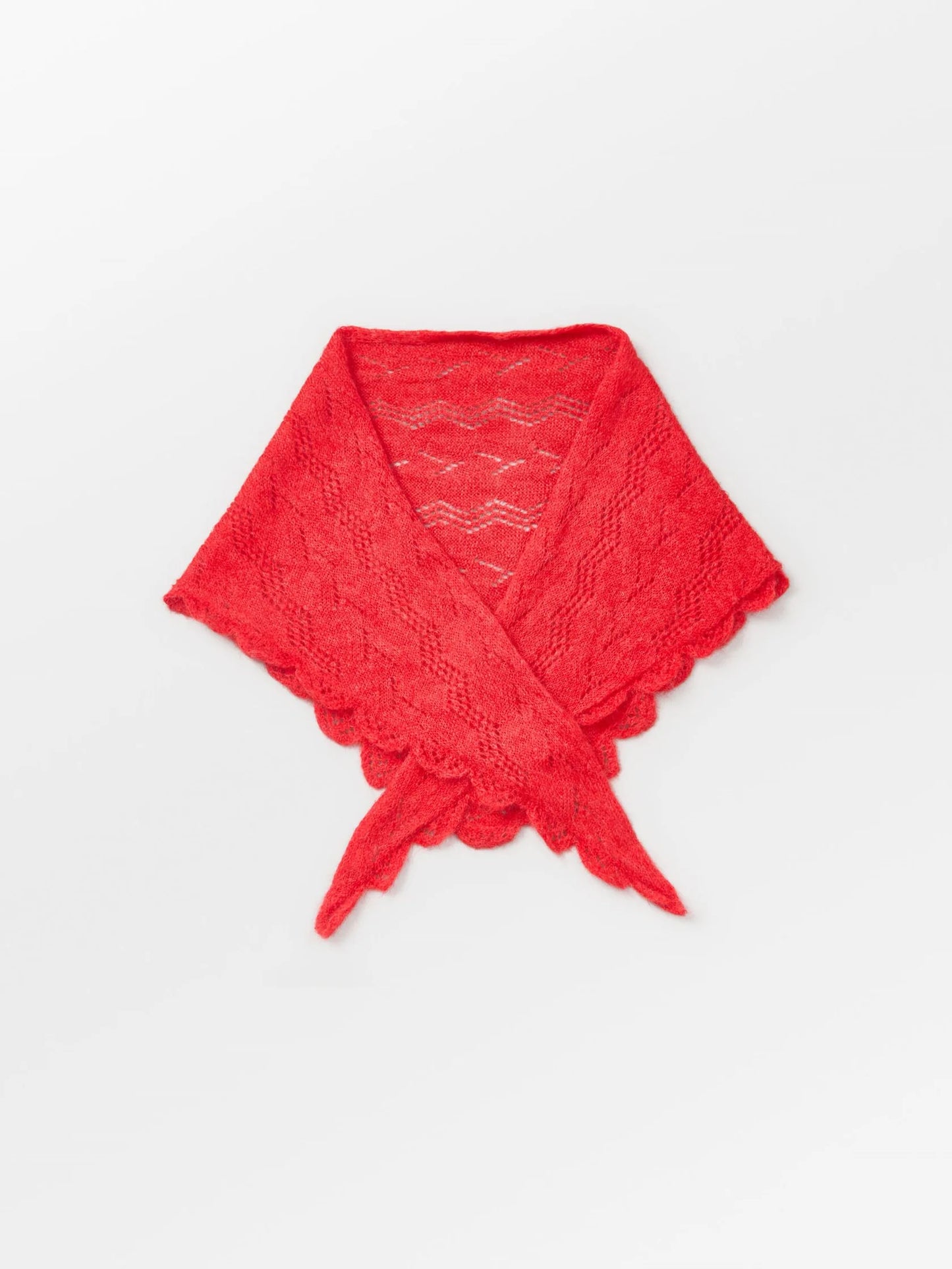 Echarpe triangle Opany rouge