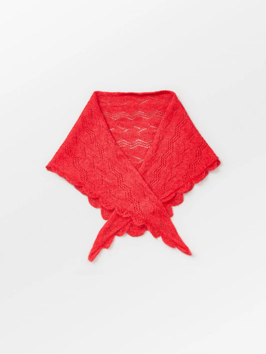 Echarpe triangle Opany rouge
