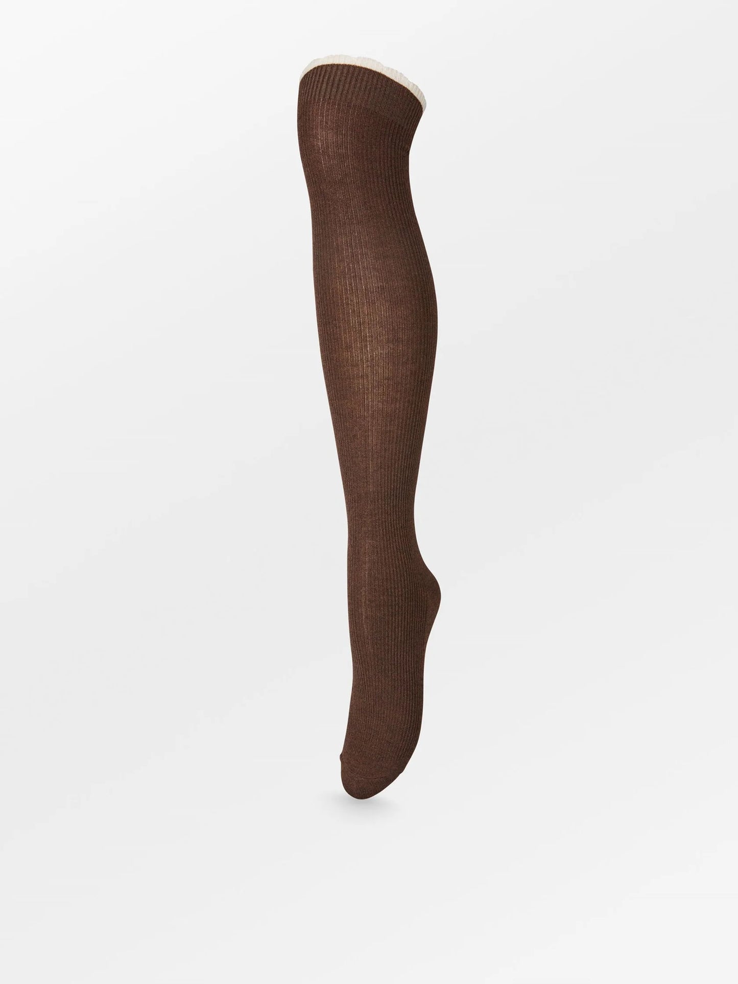 Chaussettes hautes Talula marron