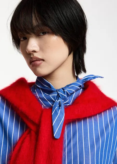 Chemise Kacao rayée bleue