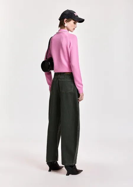Pull Kasa rose avec perles