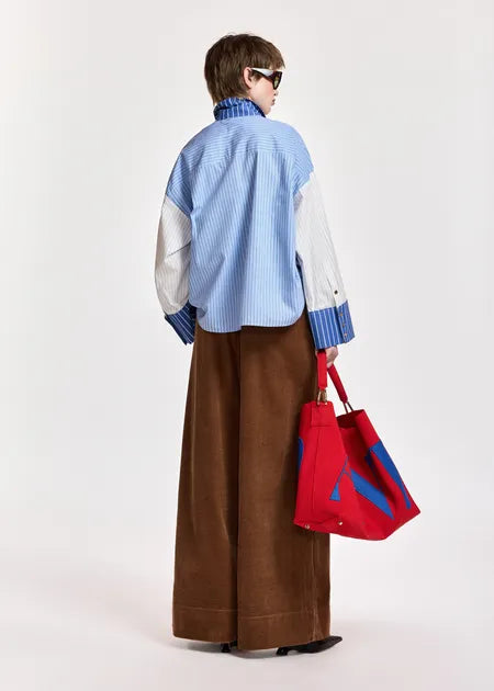 Chemise Kovid bleu et rayée