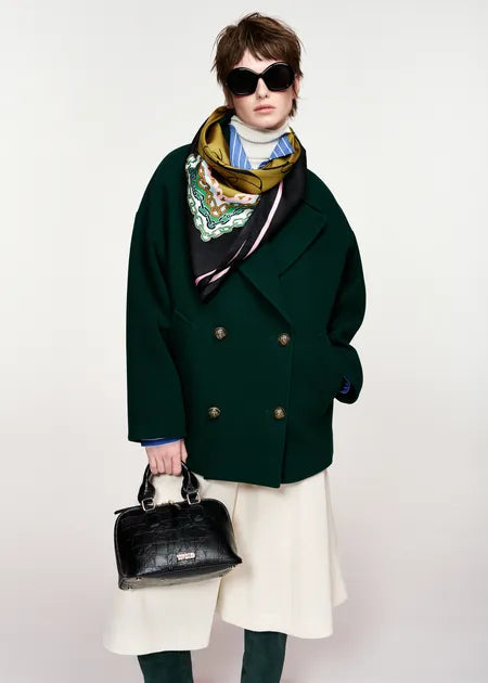 Manteau court Kidney vert