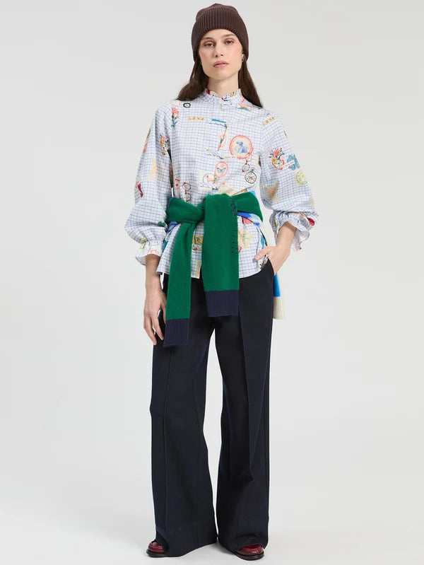 Pantalon Belinda bleu marine
