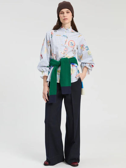 Pantalon Belinda bleu marine