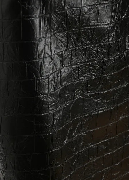 Jupe noir effet croco Kind