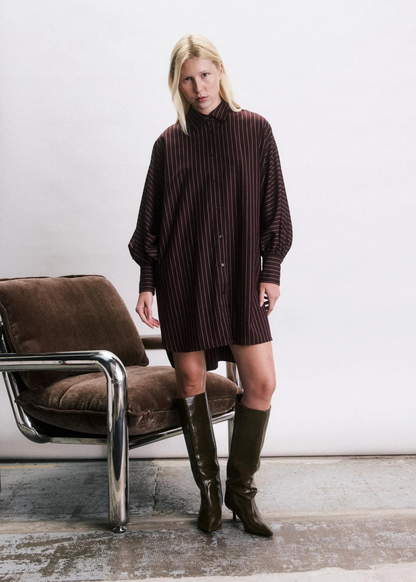 Robe Rhys bordeaux