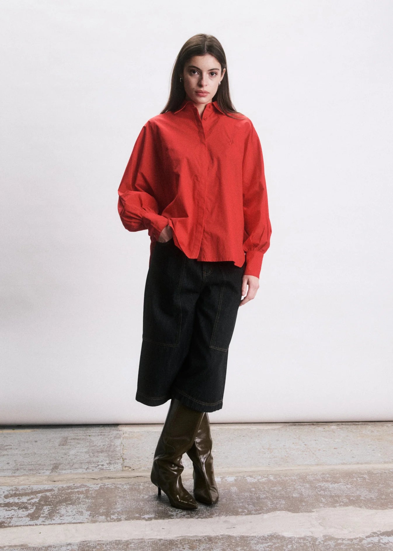 Chemise Gael rouge