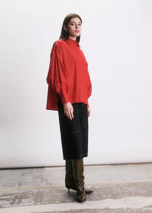 Chemise Gael rouge