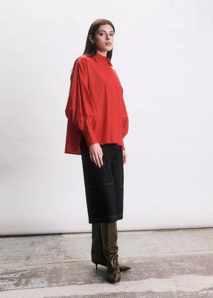 Chemise Gael rouge