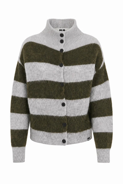 Cardigan Josh kaki et gris