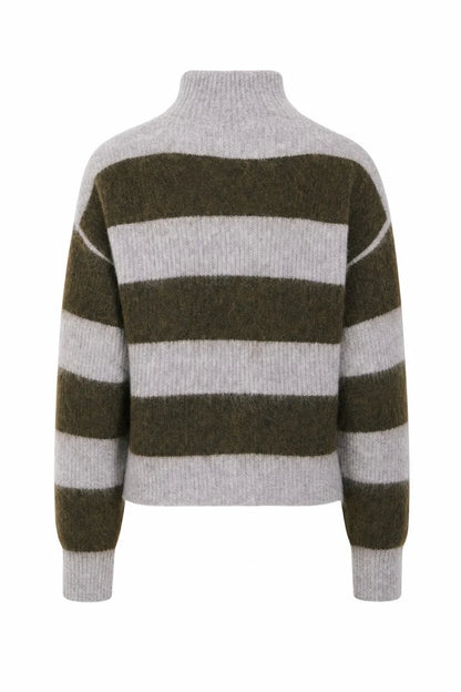 Cardigan Josh kaki et gris