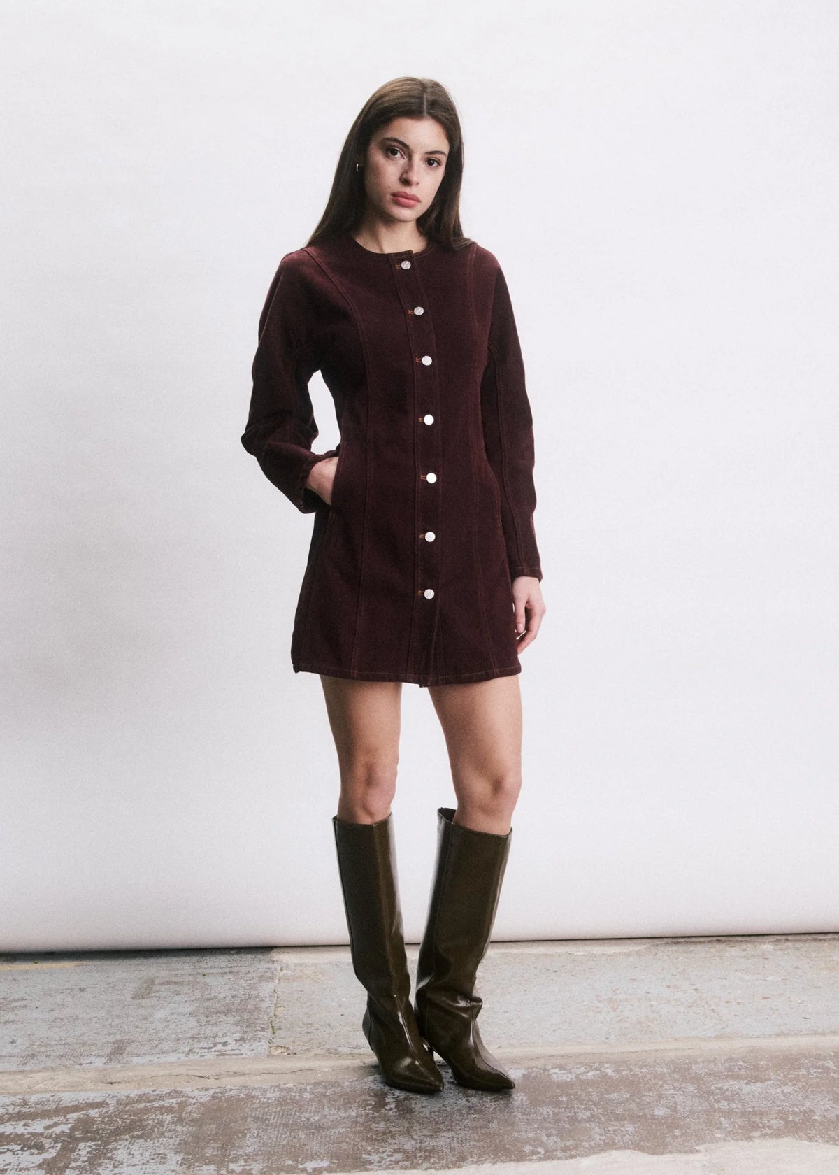 Robe Orso bordeaux