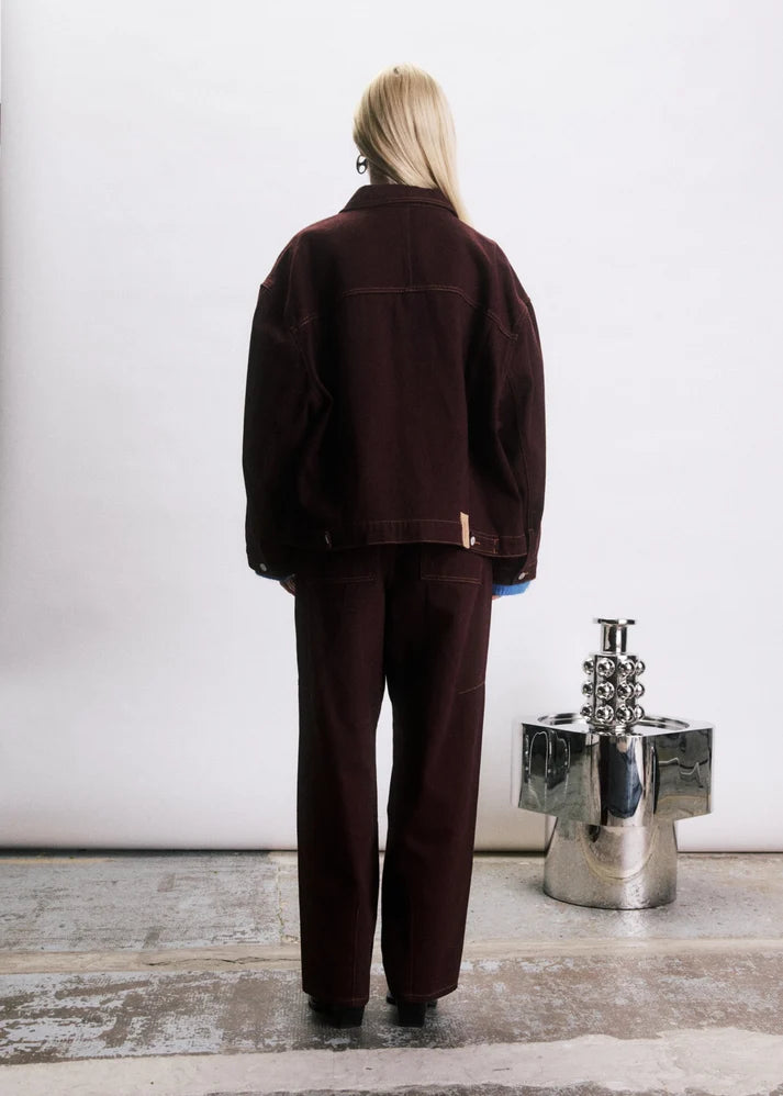 Veste Pedro bordeaux