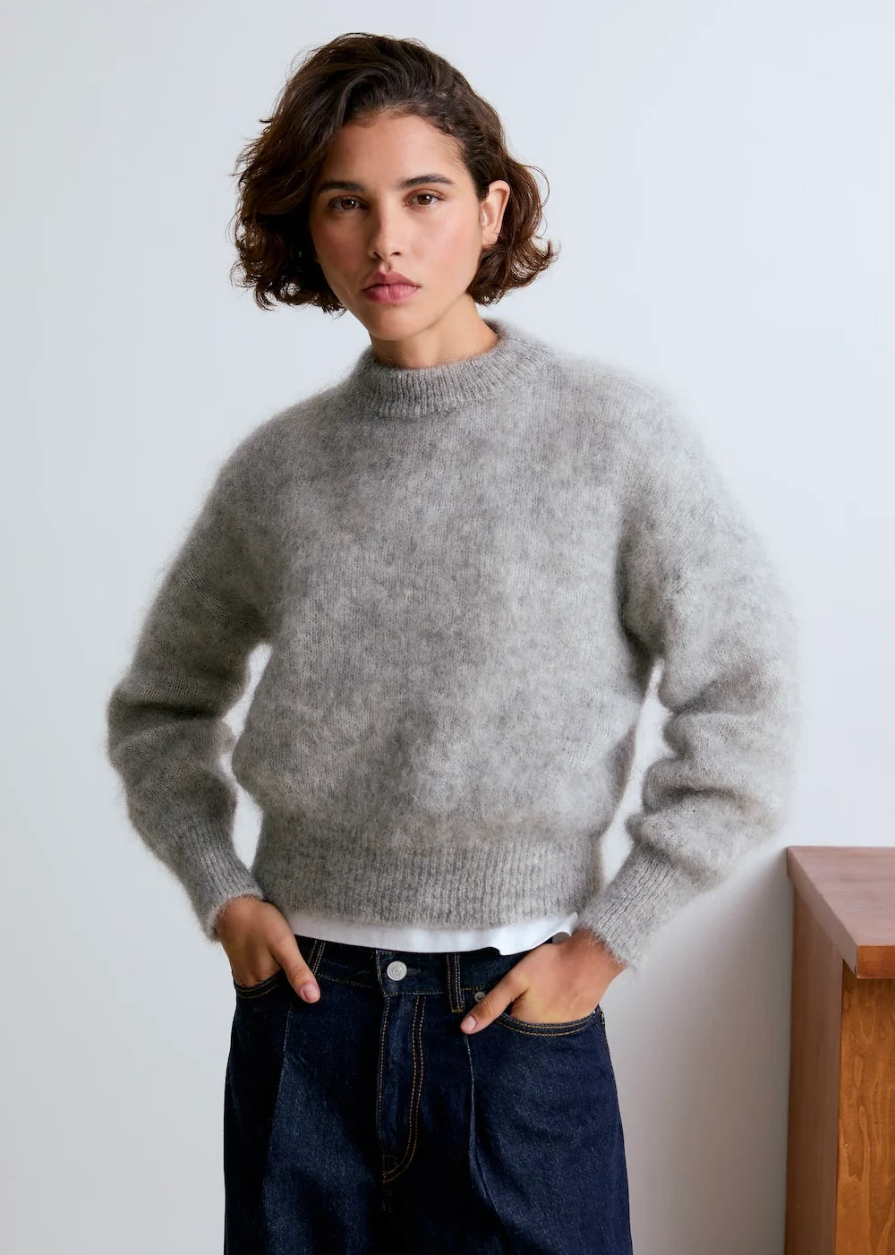 Pull Jane gris