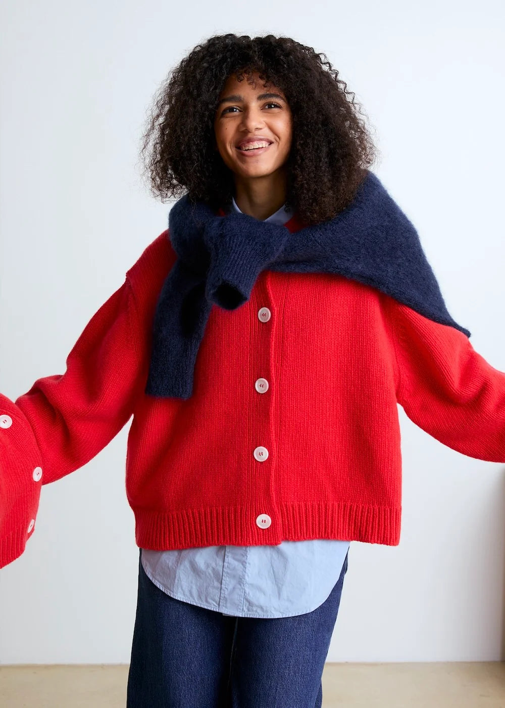 Cardigan Emma rouge