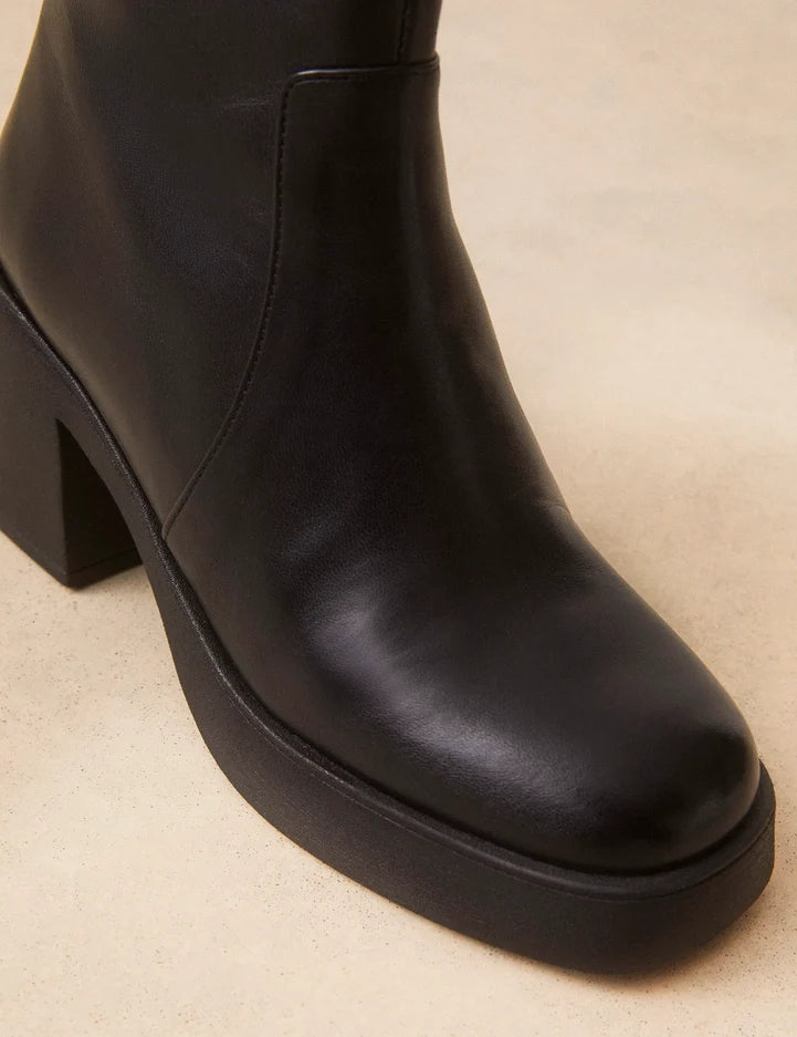 Bottines n°582 cuir nappa noir