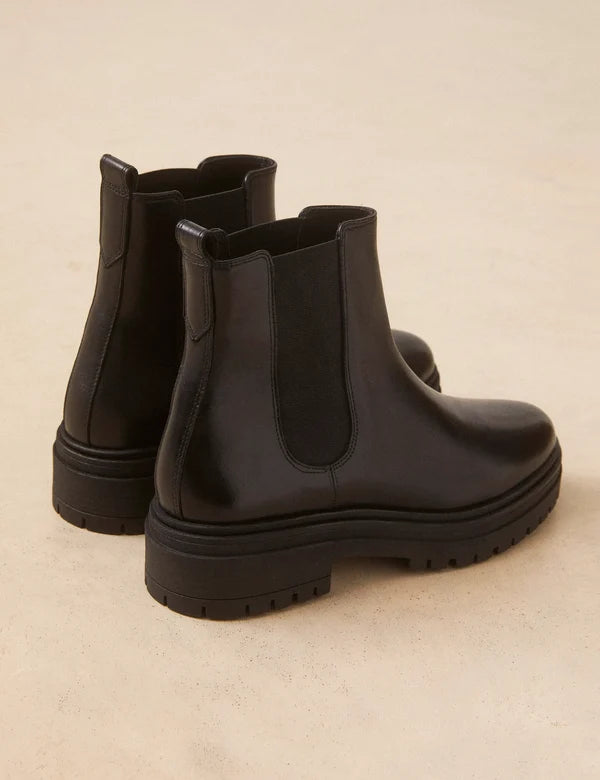 Bottines n°301 cuir noir