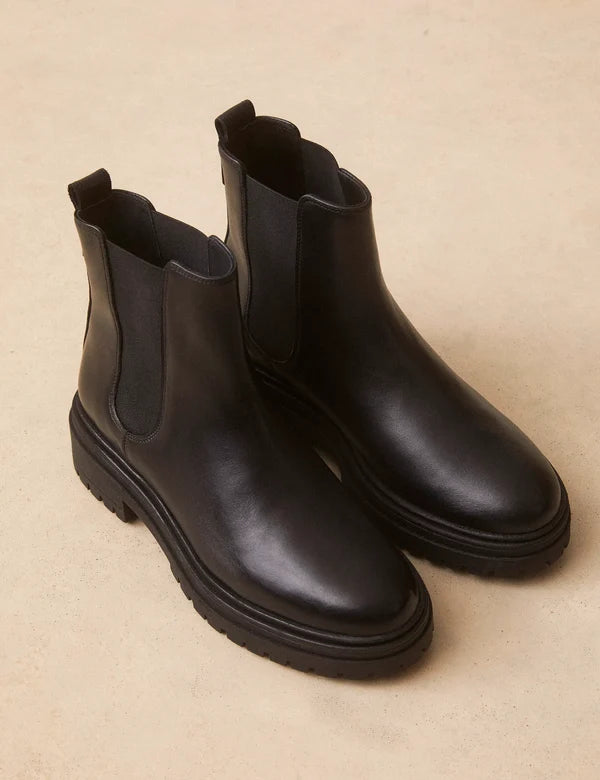 Bottines n°301 cuir noir