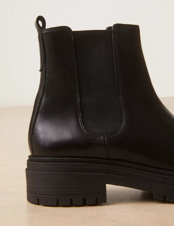 Bottines n°301 cuir noir