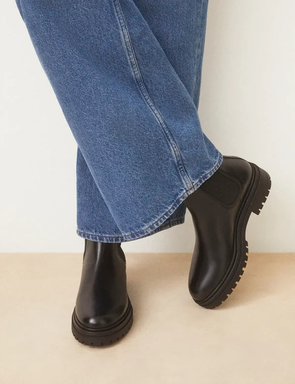 Bottines n°301 cuir noir