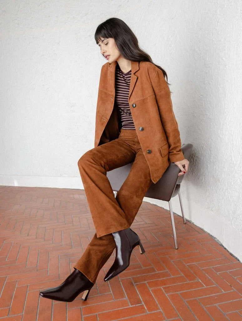 Bottines Emilie cabernet