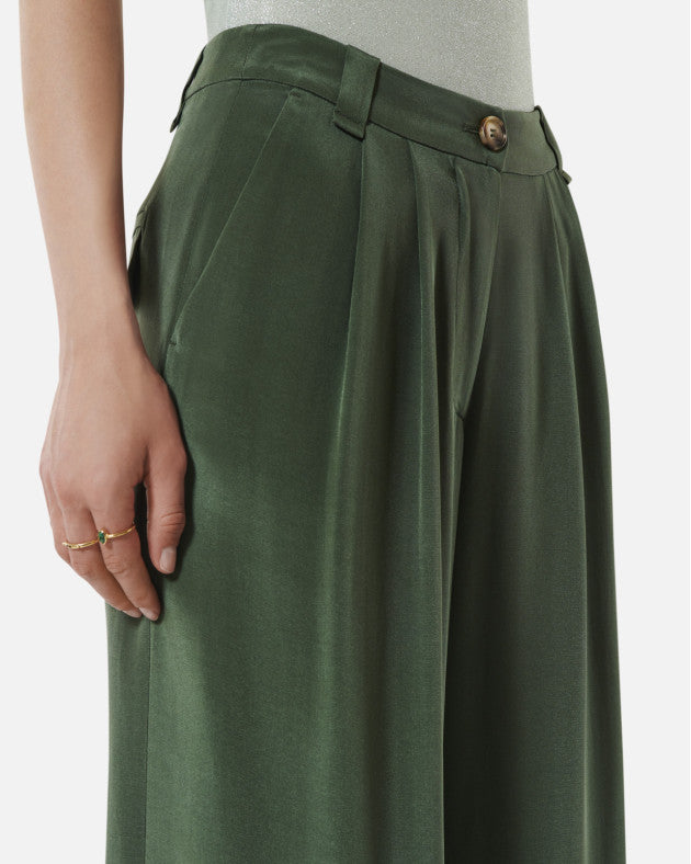 Pantalon long jones vert
