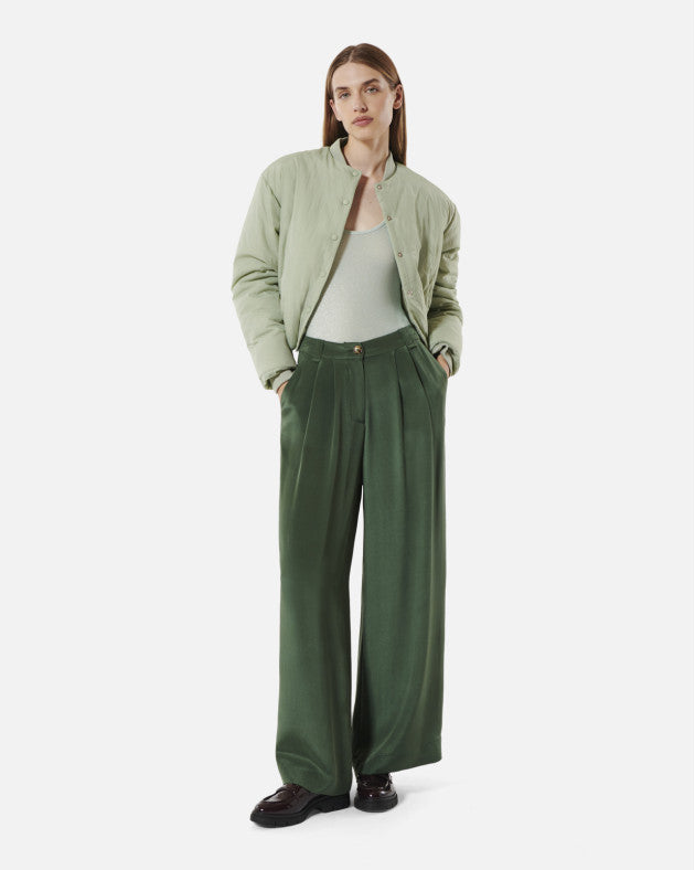 Pantalon long jones vert