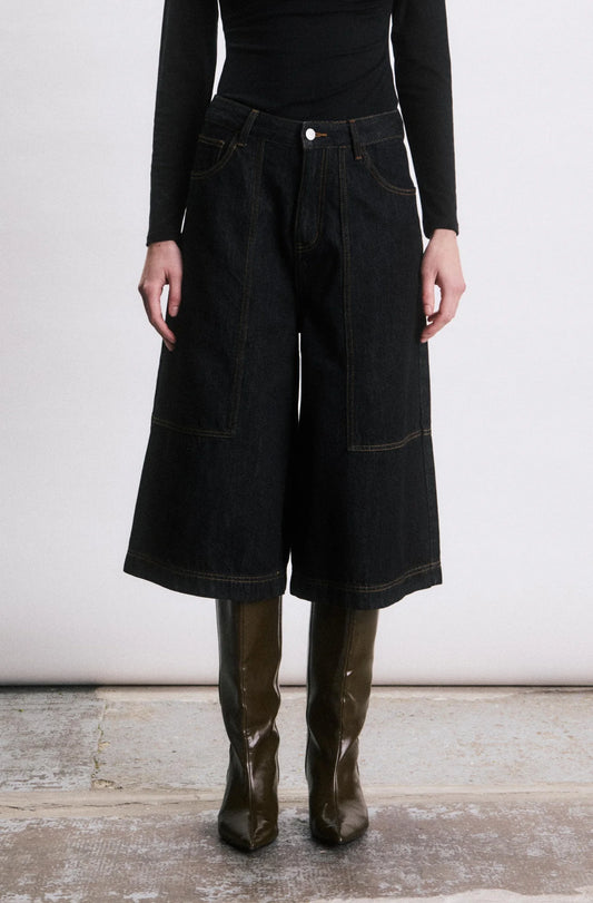 Bermudas Lukas Bleu nuit