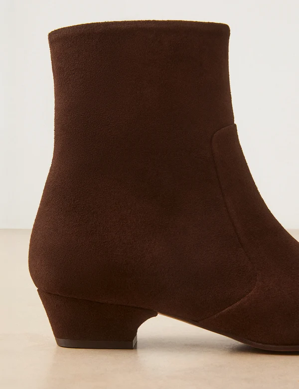 Bottines 407 cuir suédé marron