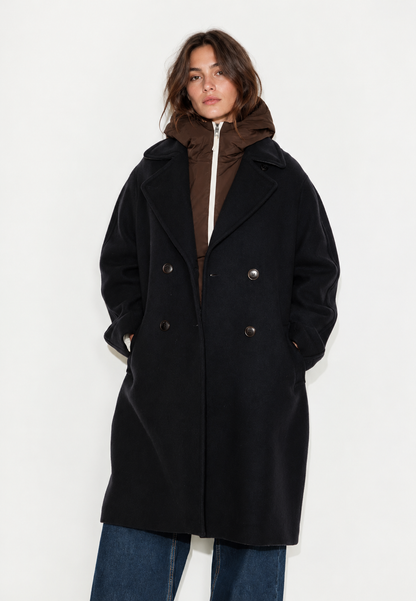 Capuche Caille marron chocolat