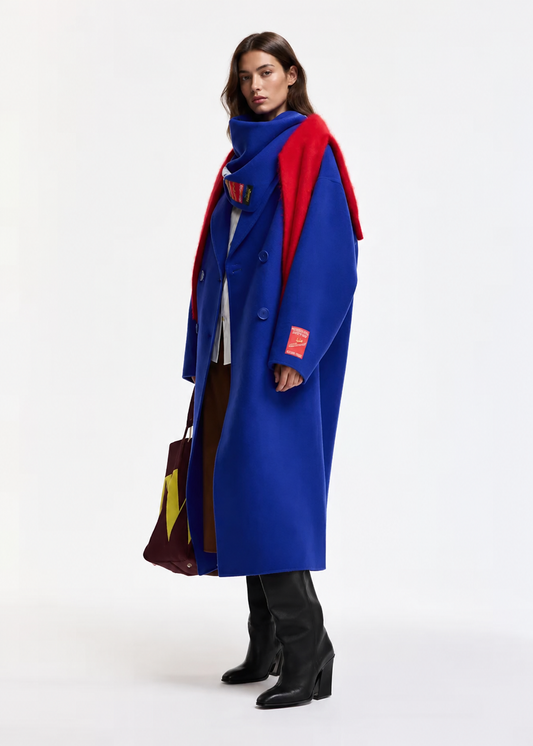 Manteau Kelp bleu indigo