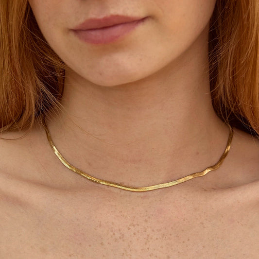 Collier ORPHEE Maille serpent