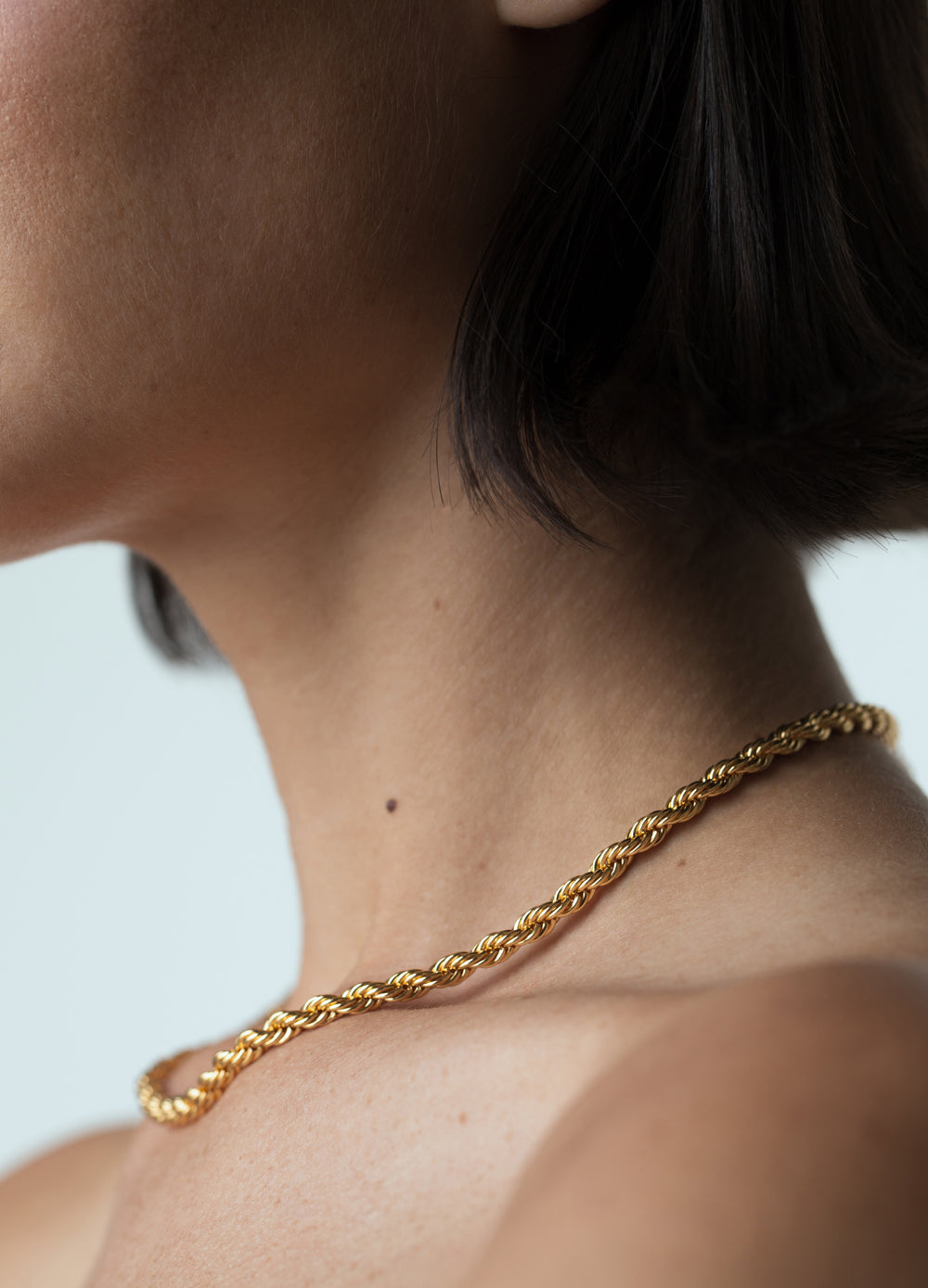 Collier chaîne corde hollyhock